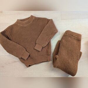Jamie Kay Autumn Bronze Morgan Knit Set